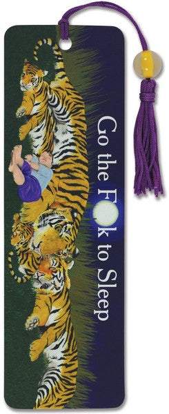 Go the F*ck to Sleep Tassel Beaded Bookmark