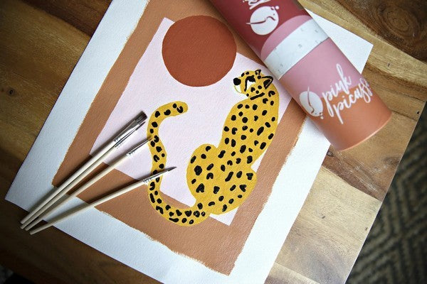 Pink Picasso Paint By Number Kit | Go Wild