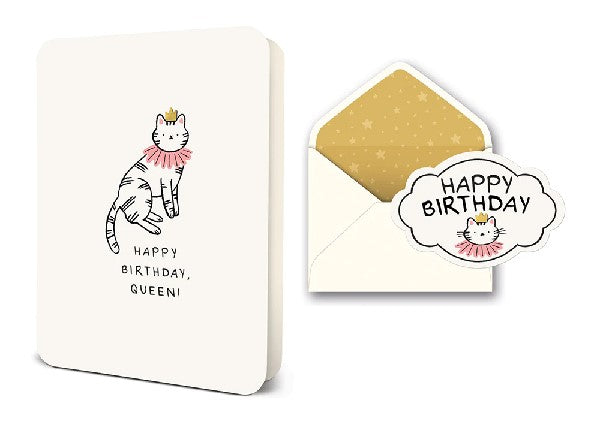 Happy Birthday Queen Card