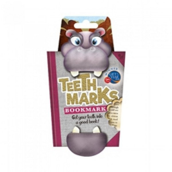 Hippo Teethmark Kids Bookmark