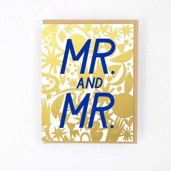 Mr & Mr. Wedding Card