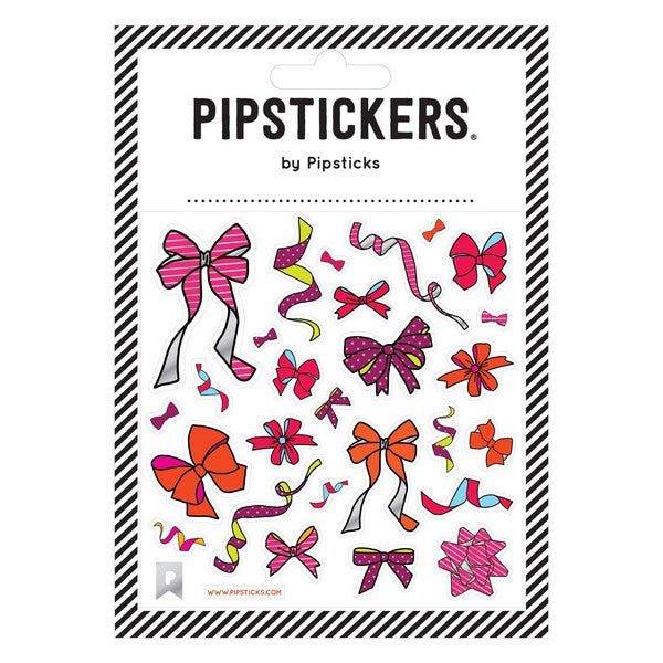 Pipsticks Stickers | Holiday Sparkle Bows