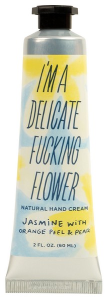 Blue Q Delicate Fucking Flower Hand Cream | Jasmine Orange Pear