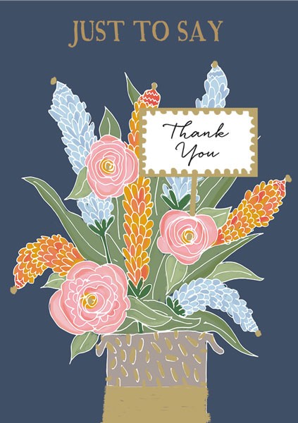 Just To Say Thank You Card