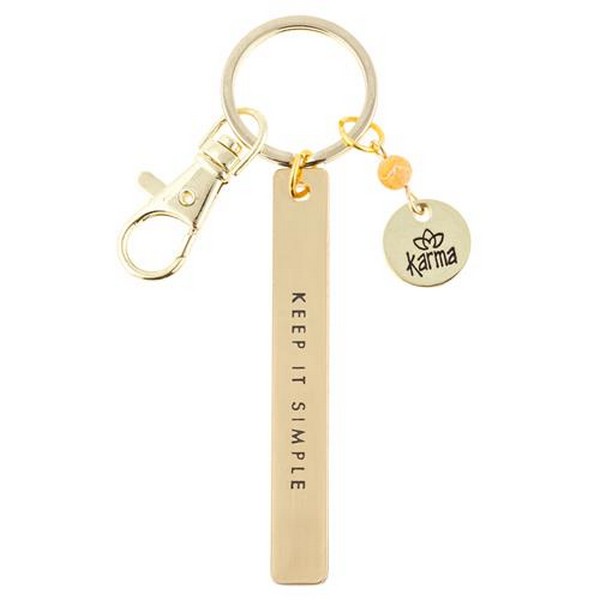 Karma Sentiment Keychain | Keep It Simple