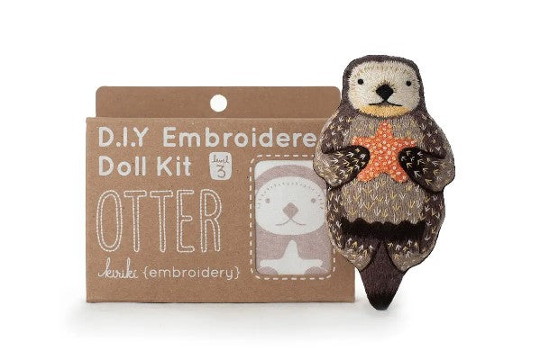 Kiriki Press Embroidery Kit | Otter
