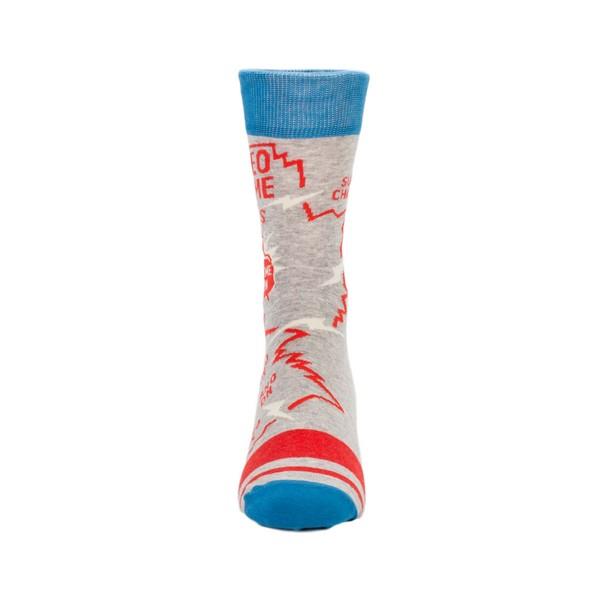 Blue Q Men's Crew Sock Video Game | The Gifted Type