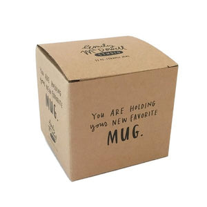 Emily McDowell Mug It's Too Early For You To Say Things | The Gifted Type