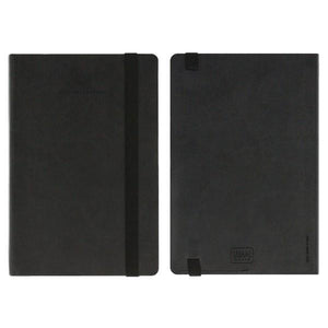 Legami Elastic Bound Notebook | Black | The Gifted Type