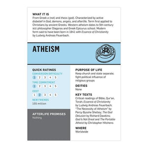50 Religions that Might Save You Cards
