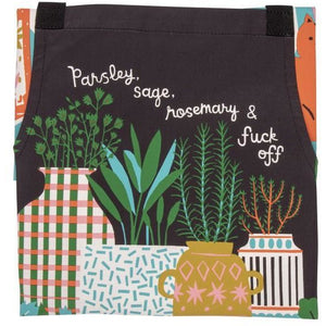 Blue Q Apron | Parsley, Sage & Fuck Off