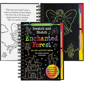 Enchanted Forest Scratch And Sketch | Activity Book | The Gifted Type
