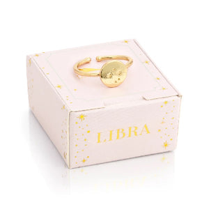 Lucky Feather Zodiac Signet Ring