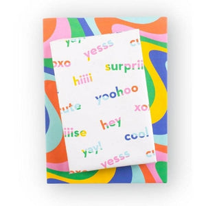 Wrappily Eco Gift Wrap | Liquid Rainbow