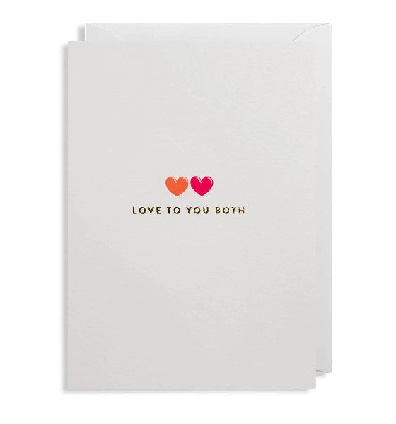 Love To You Both Card