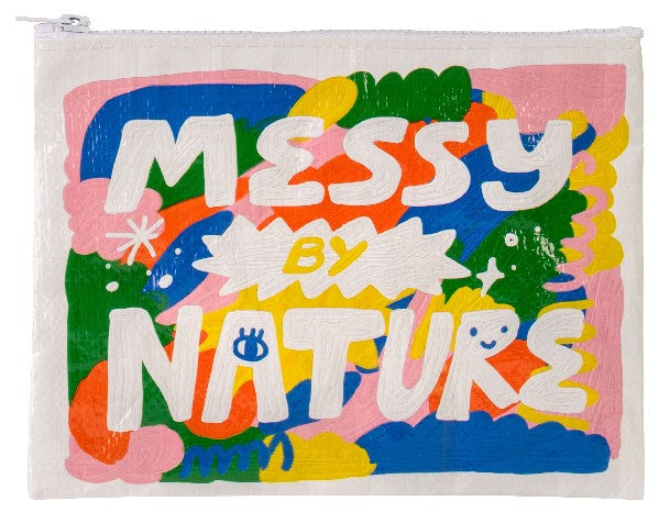 Blue Q Zipper Pouch | Messy By Nature