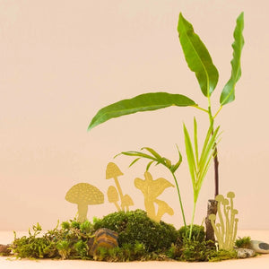 Mini Mushrooms Houseplant Decorations