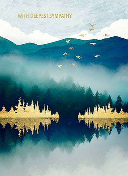 Mist Reflection Sympathy Card