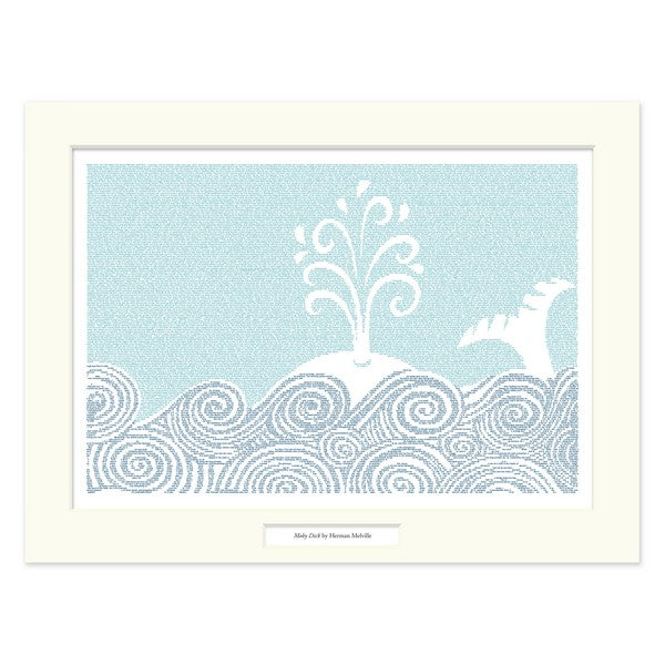 Litographs Matted Print | Moby Dick