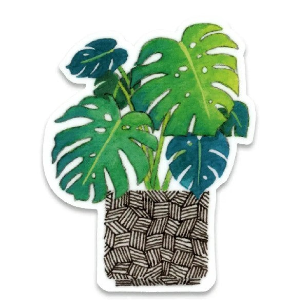 Cactus Club Sticker | Monstera