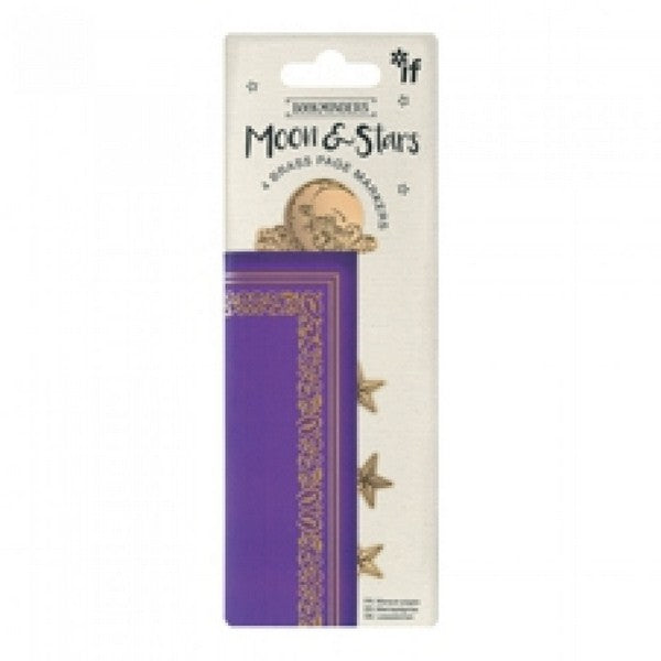 Moon & Stars Brass Pagemarkers
