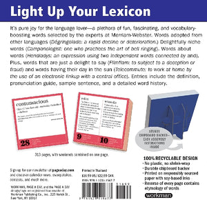 2023 365 New Words-A-Year Page A Day Calendar