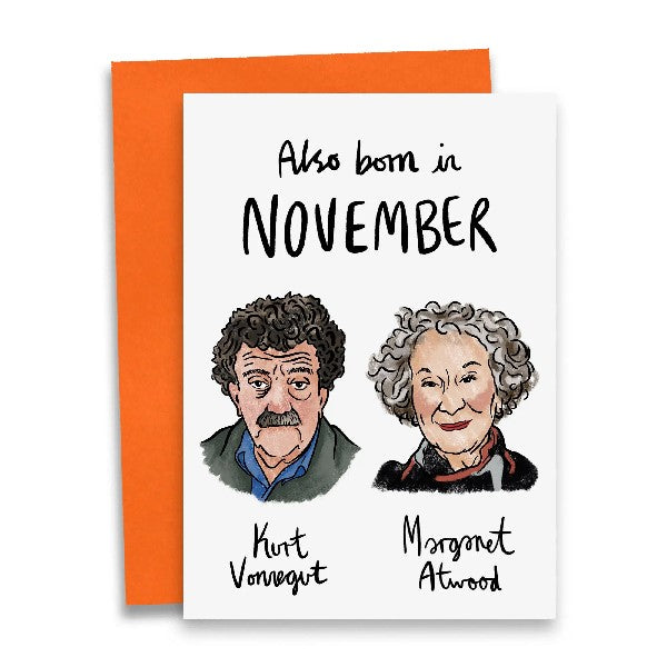 Born In November Birthday Card