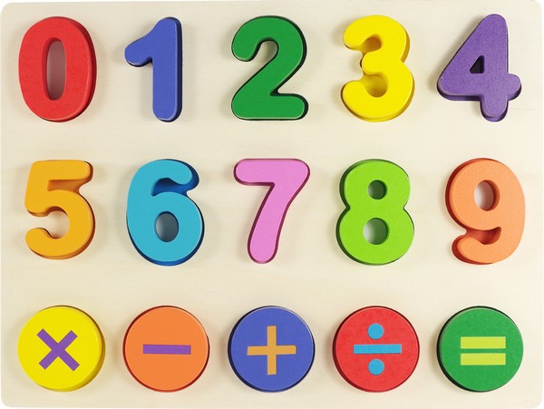 Numbers Wooden Puzzle