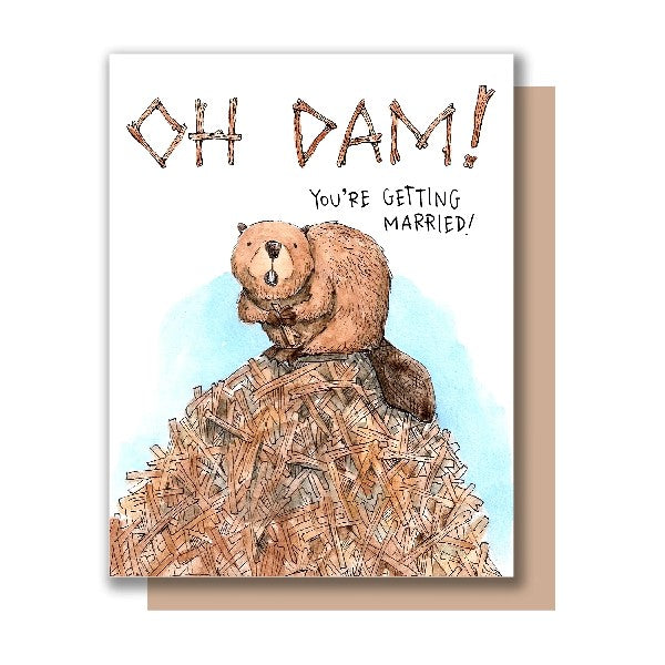 Oh Dam! Wedding/Engagement Card