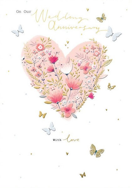 On Our Wedding Anniversary Card