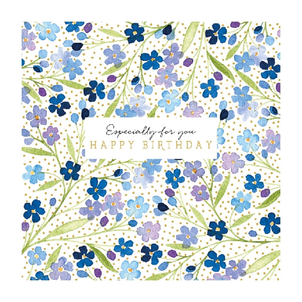 Pansies Birthday Card