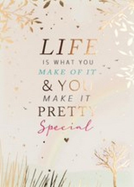 Pretty Special Birthday Card