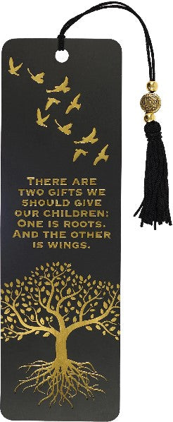Roots And Wings Beaded Bookmark