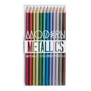 Modern Metallics Pencil Crayons | The Gifted Type