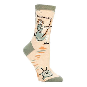 Blue Q Women's Crew Socks | Badass Archer