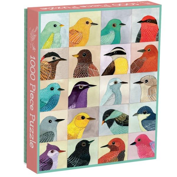 Galison 1000 Piece Puzzle | Avian Friends