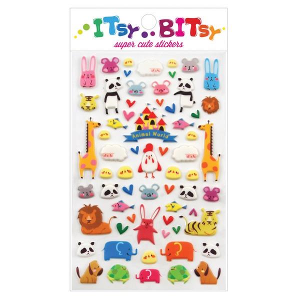 Itsy Bitsy Stickers Animal World | The Gifted Type