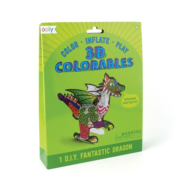 3D Colouring Kit Fantastic Dragon | The Gifted Type