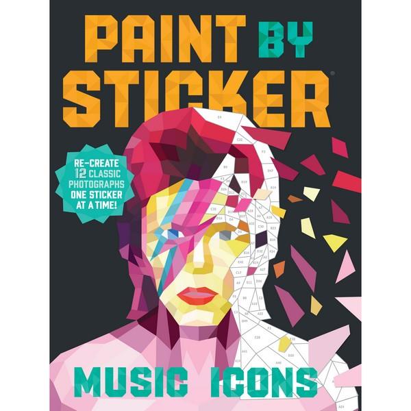 Paint By Sticker Music Icons | Creative And DIY Books | The Gifted Type