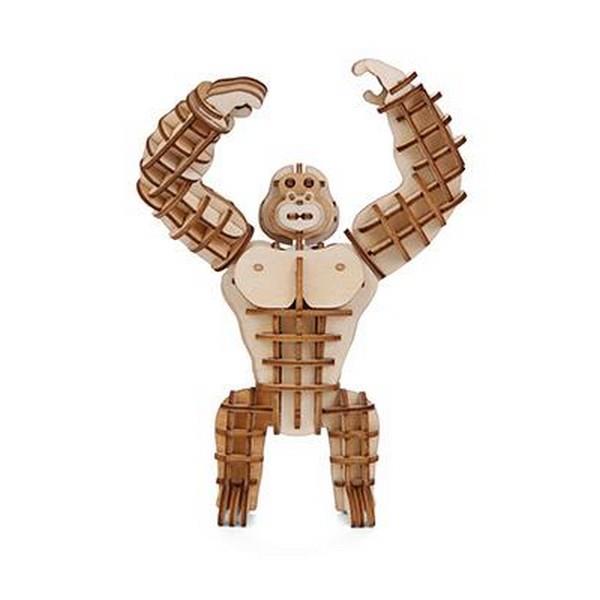 3D Wooden Puzzle Gorilla | The Gifted Type