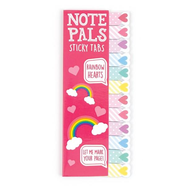 Sticky Tabs Rainbow Hearts | The Gifted Type