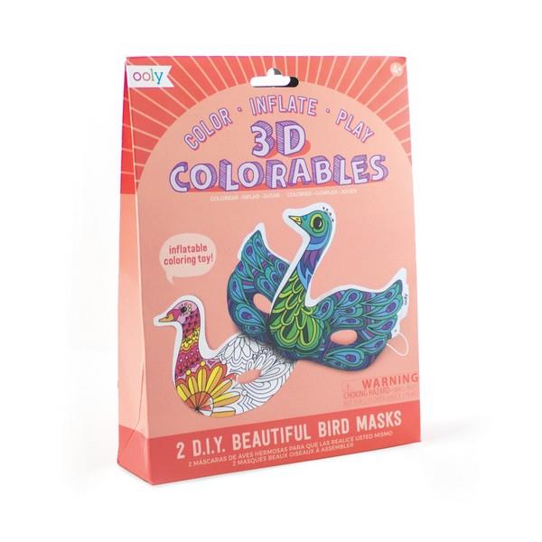 3D Colouring Kit Beautiful Bird Masks | The Gifted Type