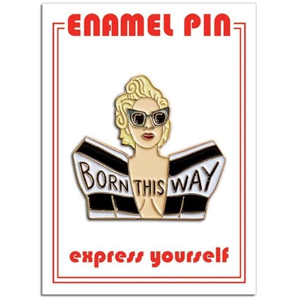 The Found Enamel Pin Gaga Born This Way | The Gifted Type