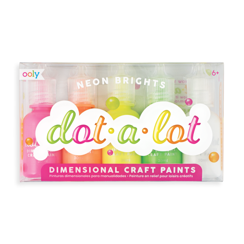 Dot-a-Lot Neon Craft Paints | The Gifted Type