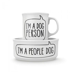 I'm a Dog Person Mug & Pet Bowl Set