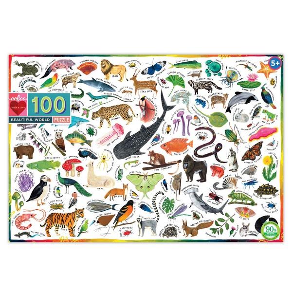 Eeboo 100 Piece Puzzle | Beautiful World