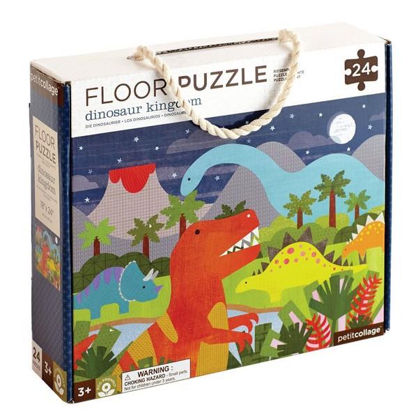Dino Kingdom Floor Puzzle - 24 Pieces
