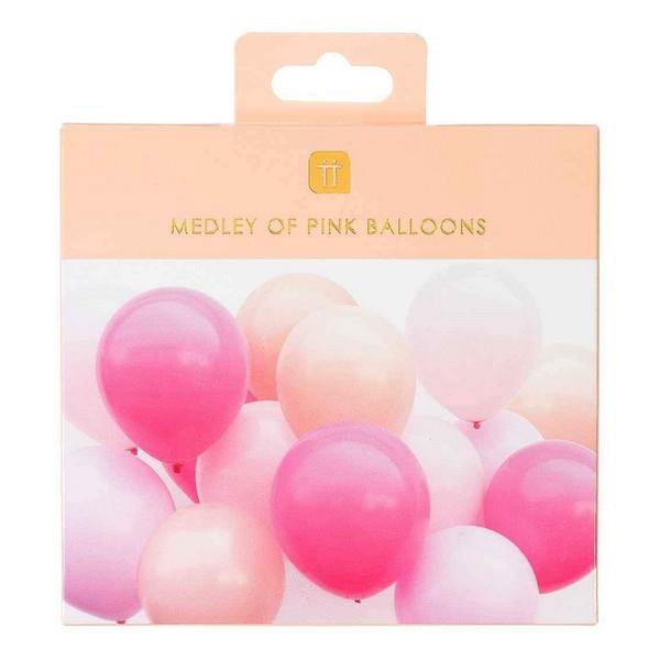 Medley of Pink Balloons Kit