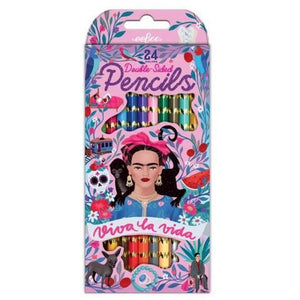 Eeboo Colouring Pencils Set | Double-Sided Pencils Viva La Vida