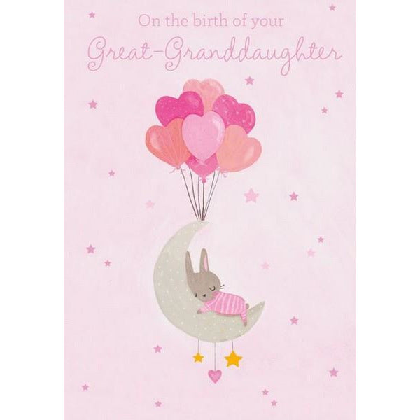 Great-Granddaughter New Baby Card